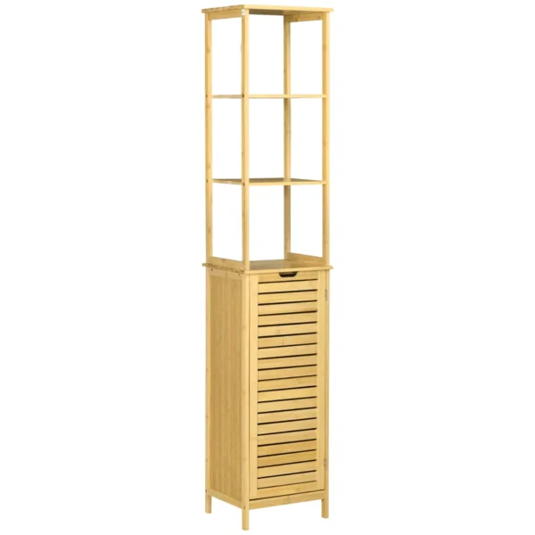 Vonios spintelė Kleankin 34x30x173cm., šviesiai rudos spalvos 