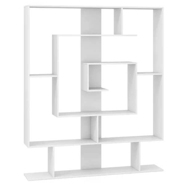 Pastatoma lentyna 125x22x150cm., baltos spalvos