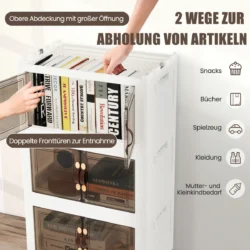 Knygų spintelė 169x59,9x37,5cm., baltos spalvos