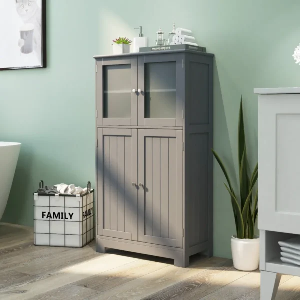 aufbewahrungsschrank-hw67318gr_1_.webp Vonios spintelė 60x30x109cm., pilkos spalvos