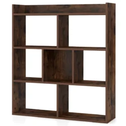 Pastatoma lentyna 80x20x90cm., tamsiai rudos spalvos