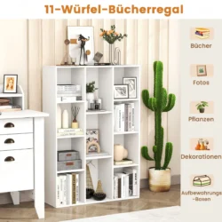 Pastatoma lentyna 74x24x106cm., baltos spalvos