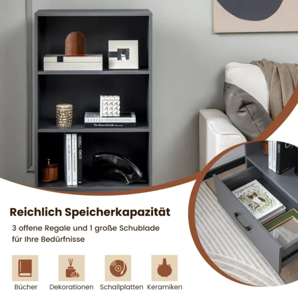 b_cherregal-lagerregal-jv10665gr_3_.webp Pastatoma lentyna 60x38x120cm., tamsiai pilkos spalvos
