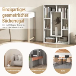 Pastatoma lentyna 60x20x90cm., baltos spalvos