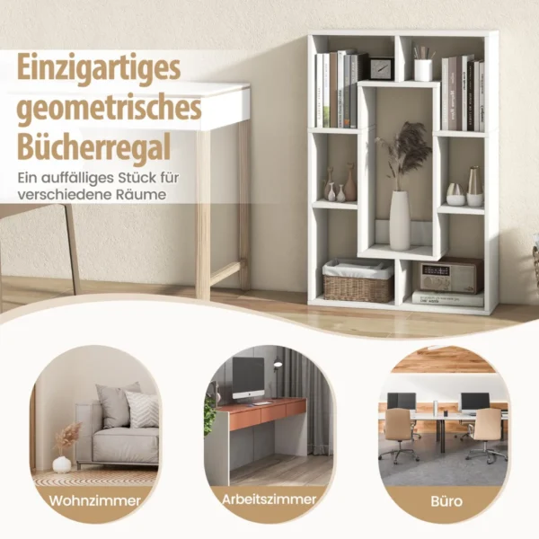 Pastatoma lentyna 60x20x90cm., baltos spalvos