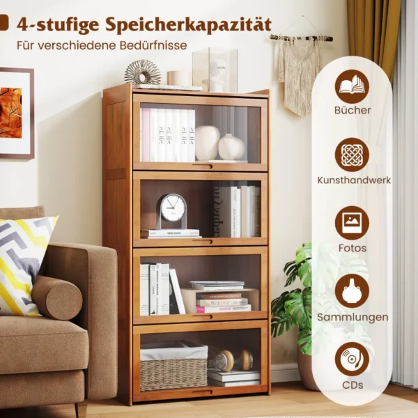 b_cherregal-vitrinenschrank-12449_7_.webp Knygų spintelė 69x34x140cm., rudos spalvos