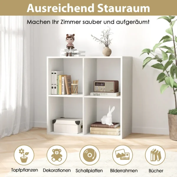 Pastatoma lentyna 70x33x70cm., baltos spalvos