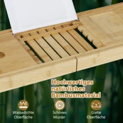 Vonios lentyna 105x22x4cm., šviesiai rudos spalvos