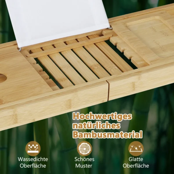 Vonios lentyna 105x22x4cm., šviesiai rudos spalvos