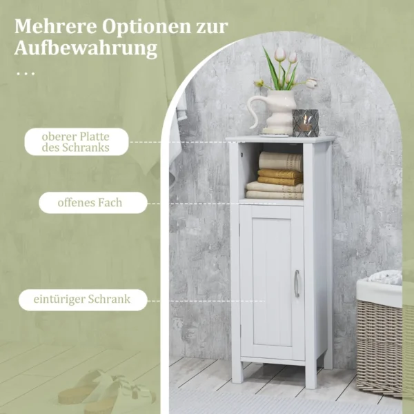 Vonios spintelė 30x30x80cm., baltos spalvos