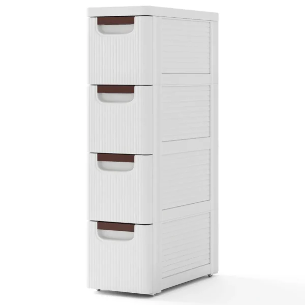 Vonios spintelė 42x19x74cm., baltos spalvos