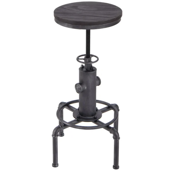 Baro kėdė 44x44x75cm., juodos spalvos