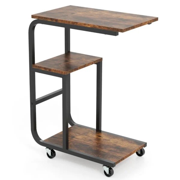 beistelltisch-12582_7_.webp Šoninis staliukas 53x30x70cm., rudos/juodos spalvos