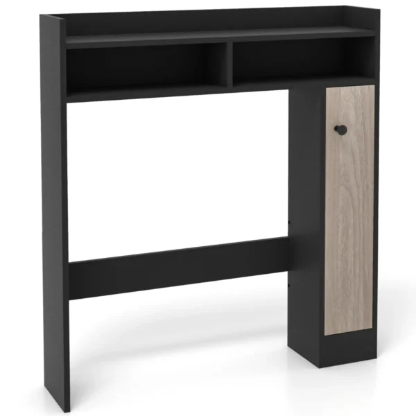 Vonios spintelė 88x18x100cm., juodos spalvos