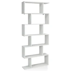 Pastatoma lentyna 80x23x191cm., baltos spalvos