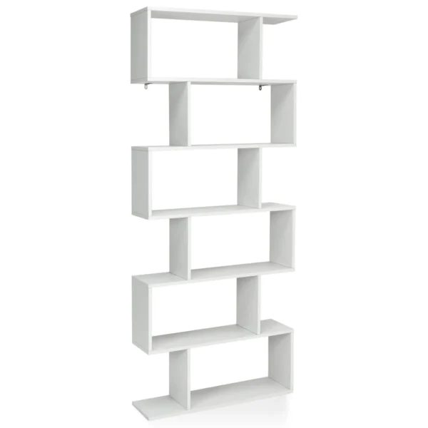 Pastatoma lentyna 80x23x191cm., baltos spalvos