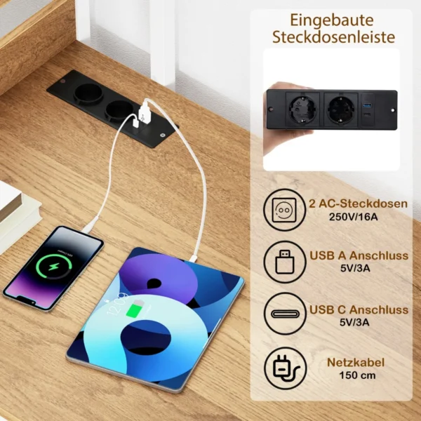 computertisch-schreibtisch-13486_6_.webp Rašomasis stalas 120x65x130cm., šviesiai rudos/baltos spalvos