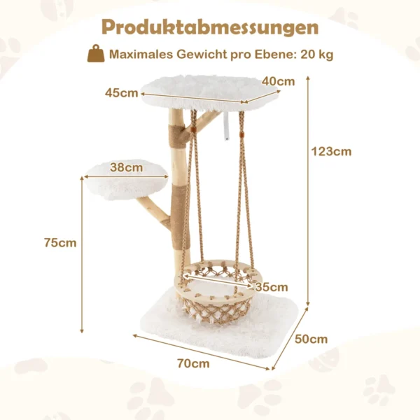 costway123cmkatzenbaumkletterturmmithngekorbechtenholzstenjutekratzbrettern2sitzstangenplattformkratzbaumhaustiermbelkatzenaktivittsbaum_1752045440337_image_3.webp