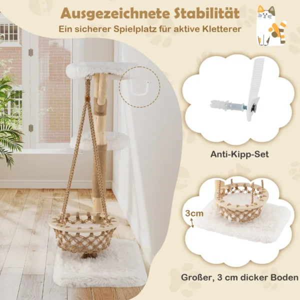 costway123cmkatzenbaumkletterturmmithngekorbechtenholzstenjutekratzbrettern2sitzstangenplattformkratzbaumhaustiermbelkatzenaktivittsbaum_1752045440437_image_6.webp