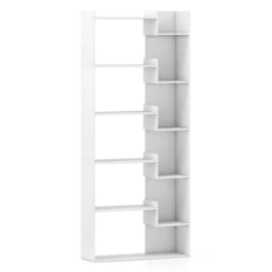 Pastatoma lentyna 69x22x163cm., baltos spalvos