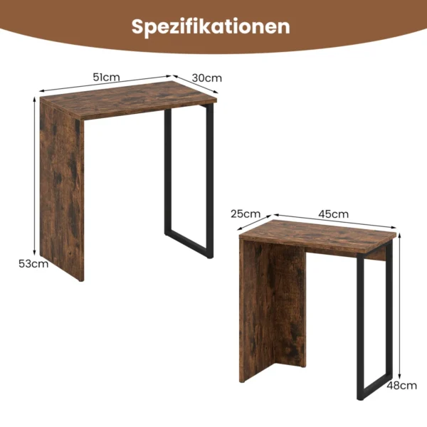 costwaycouchtisch2ersetbeistelltischauskunstholzwohnzimmertischmitrobustemmetallrahmen2stcknachttischefrwohnzimmerschlafzimmerrustikalesbraun_1752226827324_image_3.webp