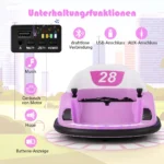costwayelektroautoscooterkinderelektrischesbumpercarmitfernsteuerungblinkendenledlichternmusik360graddrehungbiszu2kmhfrkinderab18monatenrosa_1752048418434_image_6.webp