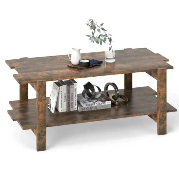 Kavos staliukas 115x59x46cm., rudos spalvos