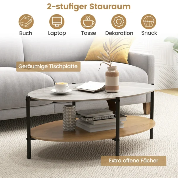 Kavos staliukas 105x65x43cm., įvairių spalvų