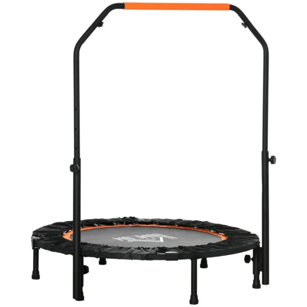 Fitneso batutas su rankena Homcom 102x102x123cm., juodos spalvos