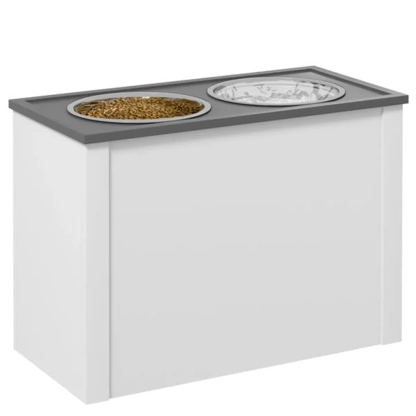 Dubenėliai su stovu PawHut 60x30x42cm., įvairių spalvų 