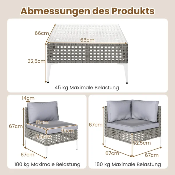 dbb7ae58228a42e4b17f5cfaa7fdeda8.webp Sodo baldų komplektas iš 4 dalių, pilkos spalvos