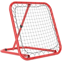 Futbolo kamuolio atmušimo sienelė Homcom 78x84x78cm., raudonos/juodos spalvos