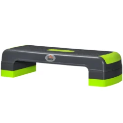 Aerobikos pakyla Homcom 78x28x20cm., tamsiai pilkos/žalios spalvos