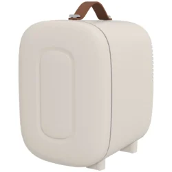 Mini šaldytuvas kosmetikai Homcom 20,3x26,3x28cm., kreminės spalvos