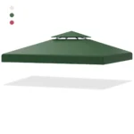 Pavėsinės stogas 300x300cm., žalios spalvos