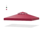 Pavėsinės stogas 300x300cm., raudonos spalvos