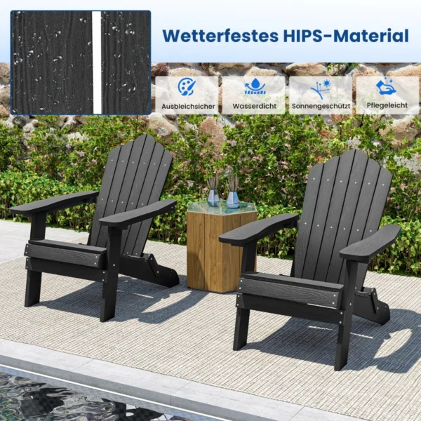 Sodo kėdė 88x77x95cm., juodos spalvos