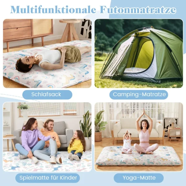 Japoniškas futonas 140x200cm., įvairių spalvų