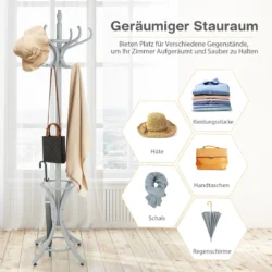 Drabužių kabykla 51x51x184cm., pilkos spalvos