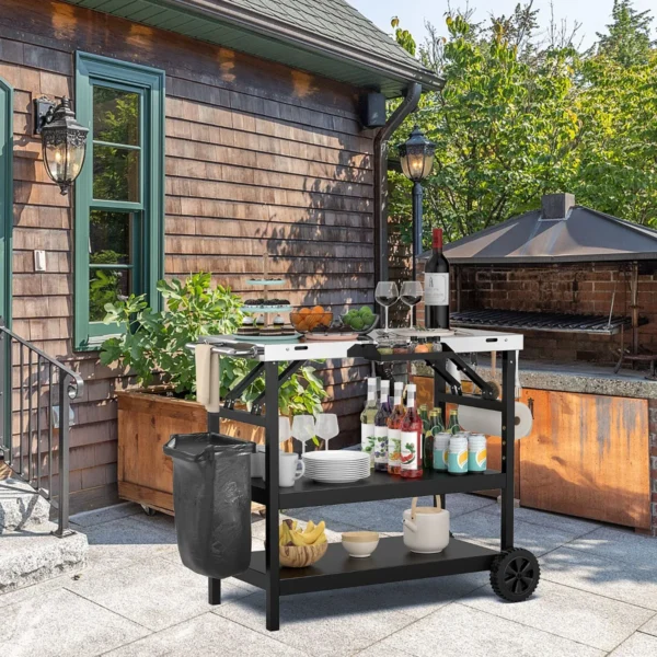 grillwagen-np10812bk_9_.webp Grilio vežimėlis 106x52x84cm., juodos/sidabrinės spalvos