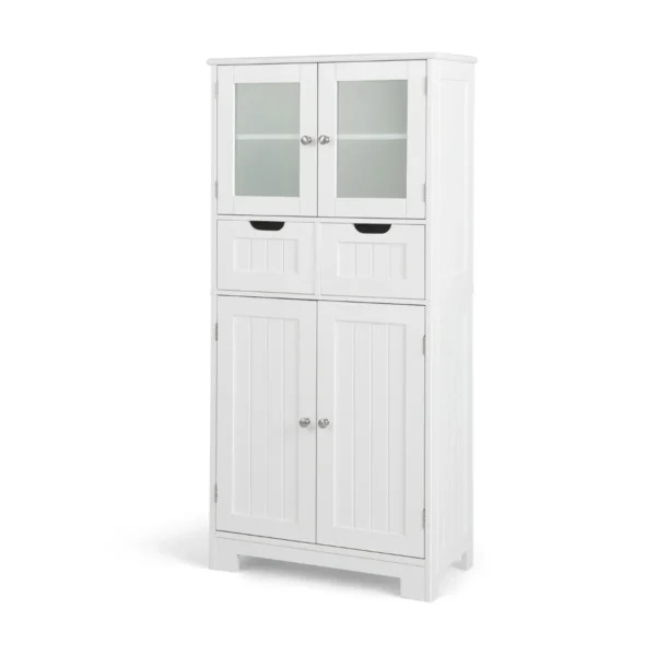 Vonios spintelė 60x30x128cm., baltos spalvos