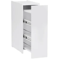 Vonios spintelė Homcom 47x25x66,5cm., baltos spalvos 