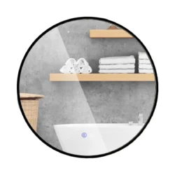 Led sieninis veidrodis 4,5x60x60cm., sidabrinės spalvos