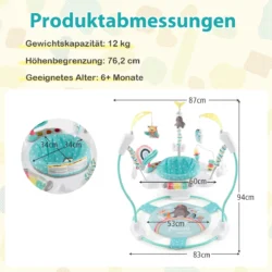 Vaikštynė 87x87x94cm., įvairių spalvų