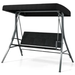 Sodo sūpynės 118x192x165cm., juodos spalvos