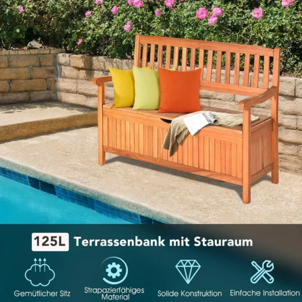 Sodo suoliukas 104x59x90cm., šviesiai rudos spalvos