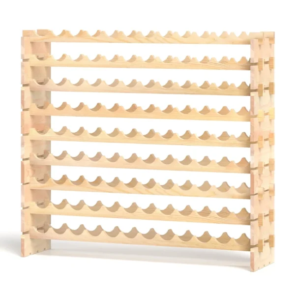 Vyno lentyna 120x29x106cm., šviesiai rudos spalvos