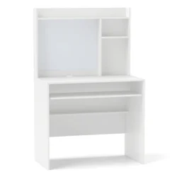 Rašomasis stalas 89x50x138cm., baltos spalvos