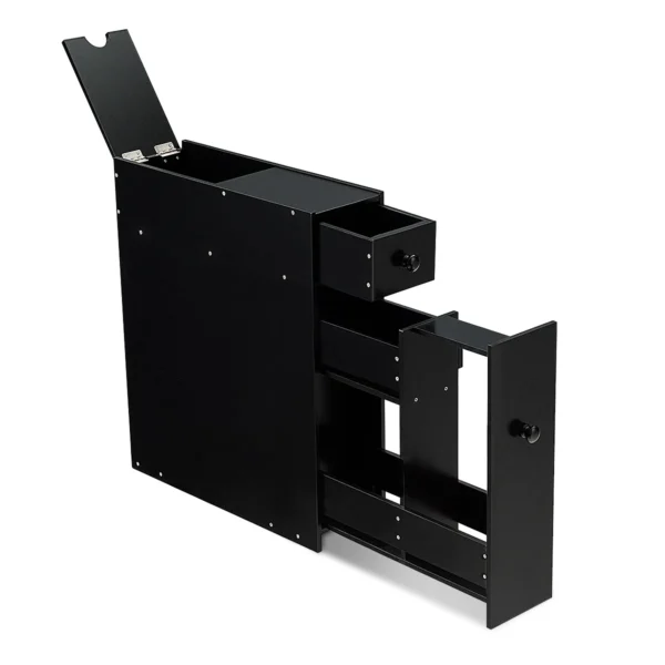 Vonios spintelė 48x16x58cm., juodos spalvos