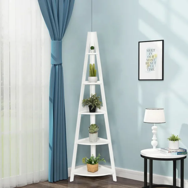 Pastatoma lentyna 39x39x175cm., baltos spalvos